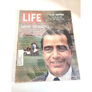Vintage Life Magazine July 31 1970 Bebe Rebozo  W/Protective Sleeve